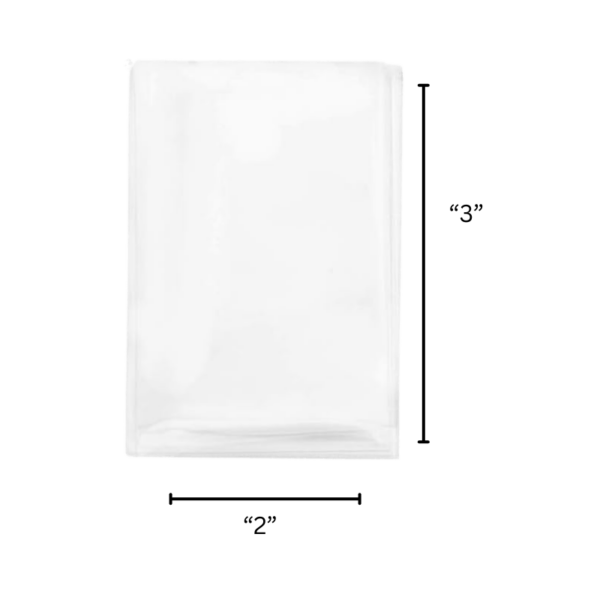 Clear Treat Cello Bags  2x3 for Lollipop Cake Pop Candy Buffet Chocolate Cookie Wedding Supply (2'' x 3'')