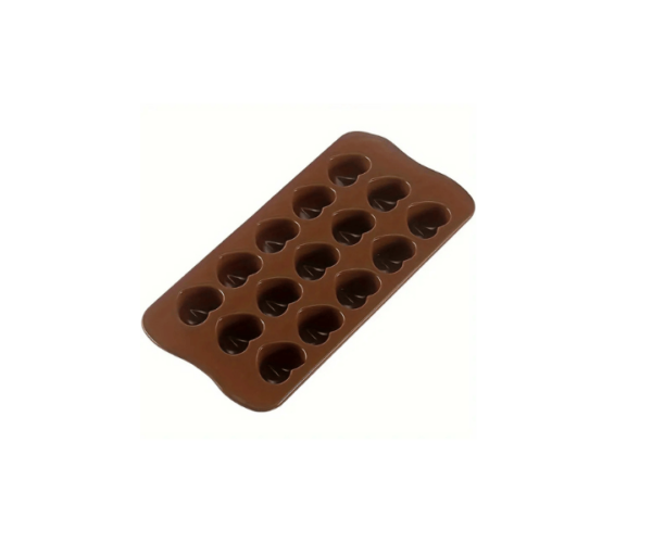 Heart-Shaped Silicone Mold for Chocolate & Candy - Non-Stick, High-Temperature Resistant, Energy Bars, Chocolate Molds - Image 2