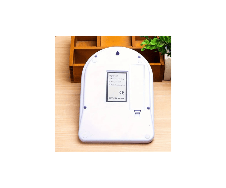 High-Precision Digital Kitchen Scale - Perfect for Baking, Cooking | Durable Polypropylene Design | Easy-to-Use with Tare Function - Image 3